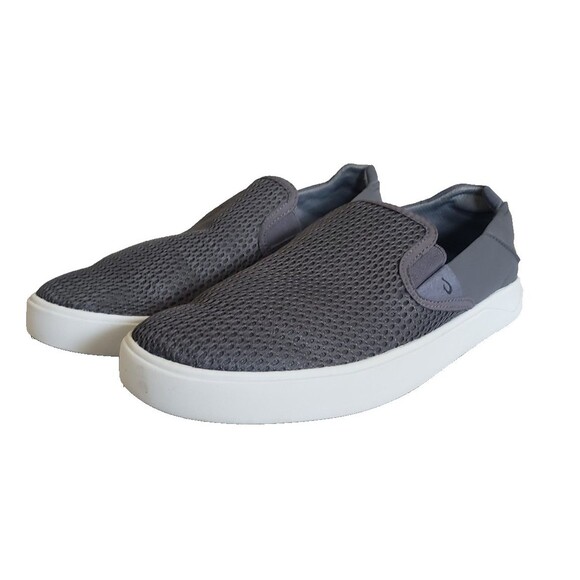 OLUKAI Lae\'ahi Mens Sz 8.5 Pavement Slip On Sneakers 10443-TFTF Depth/Blue Depth main image 4